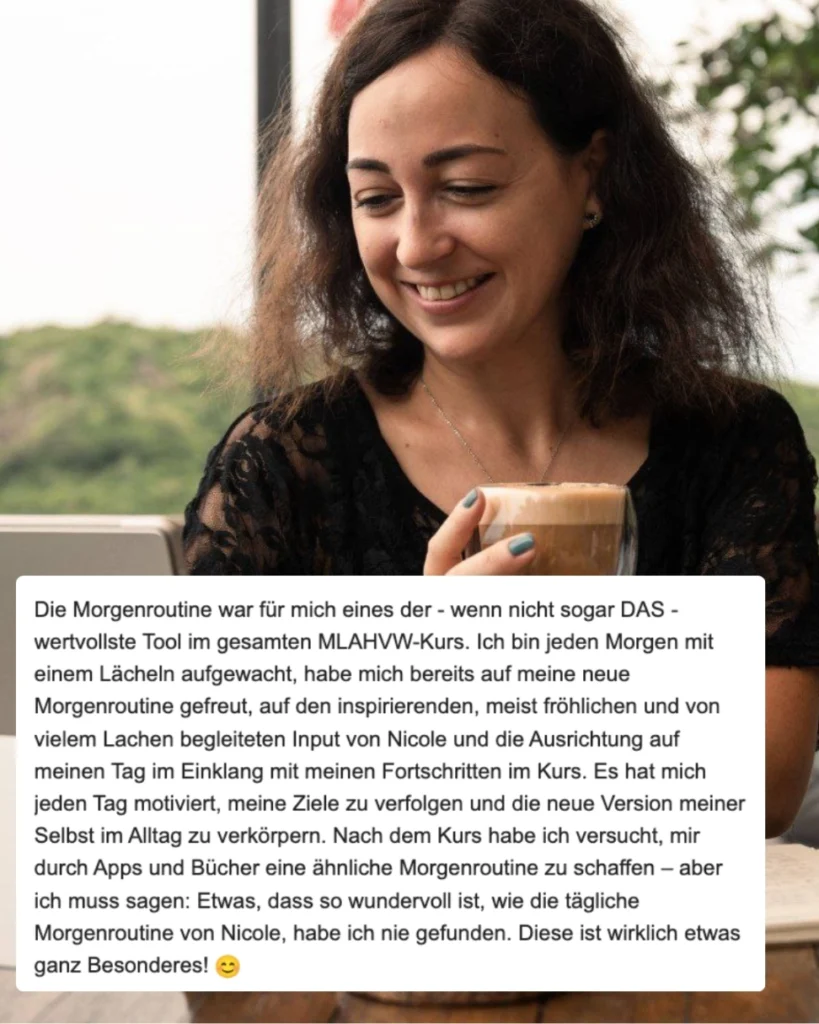 Tamara Testimonial Morgenroutine Onlinekurs 042024