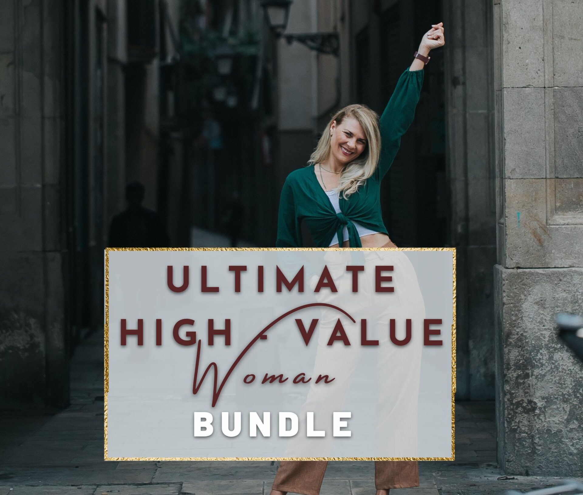 Ultimate High Value Woman Bundle Selbstbewusst Stark Persoenlichkeitsentwicklung Coaching Life Coaching Nicole Davidow mobil